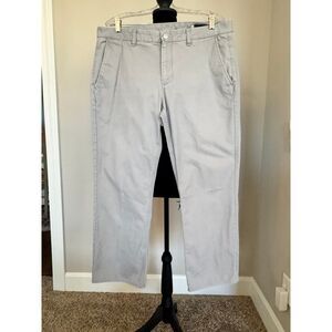 Bonobos Mens Casual Chino Pant Light Grey 100% Cotton 36/32 NWOT